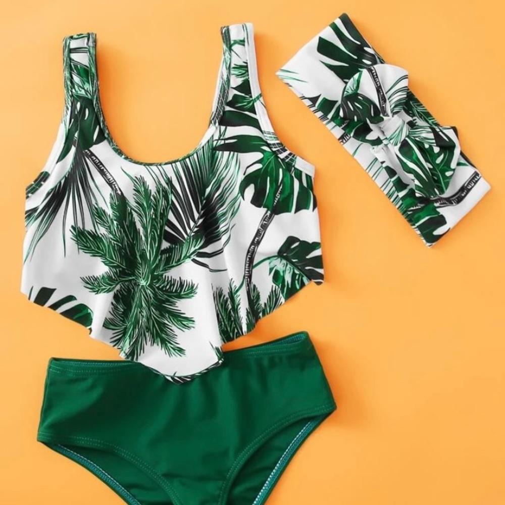 SHEIN Toddler Bikini and Headband